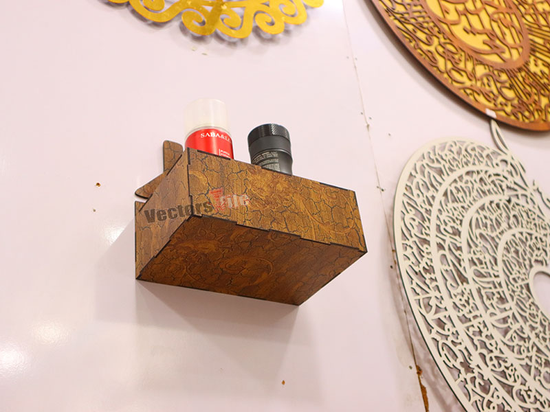 Laser Cut Customises Spray Bottle Wall Mounted Holder
