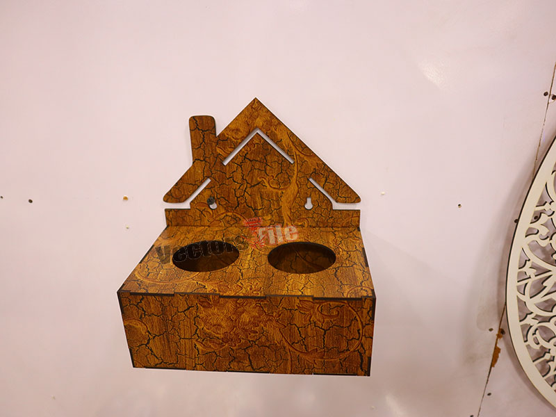 Laser Cut Customises Spray Bottle Wall Mounted Holder