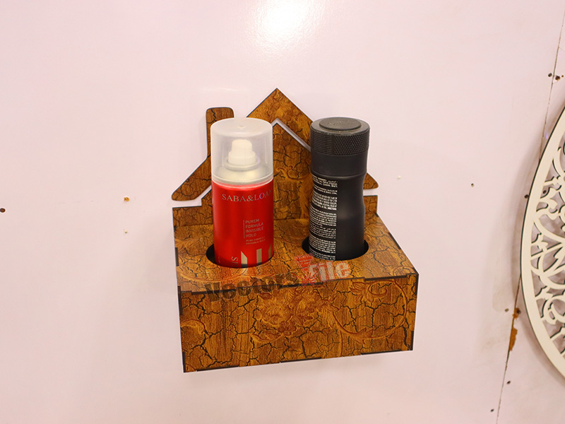 Laser Cut Customises Spray Bottle Wall Mounted Holder