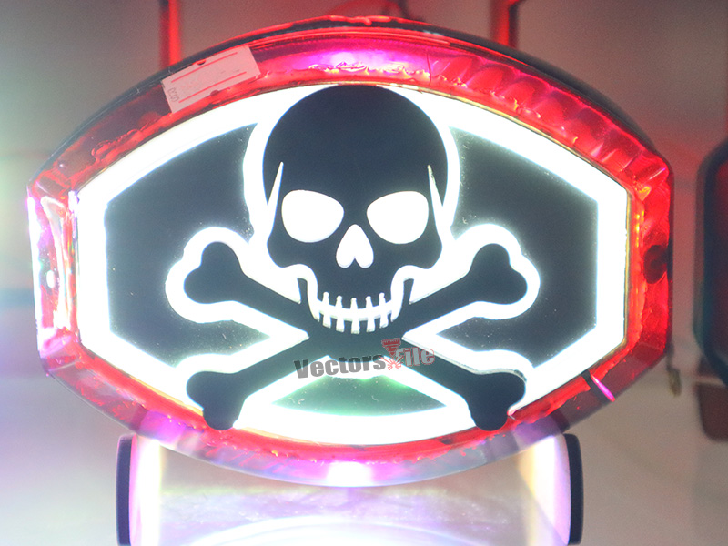 Laser Cut Acrylic Skeleton Cutout Template