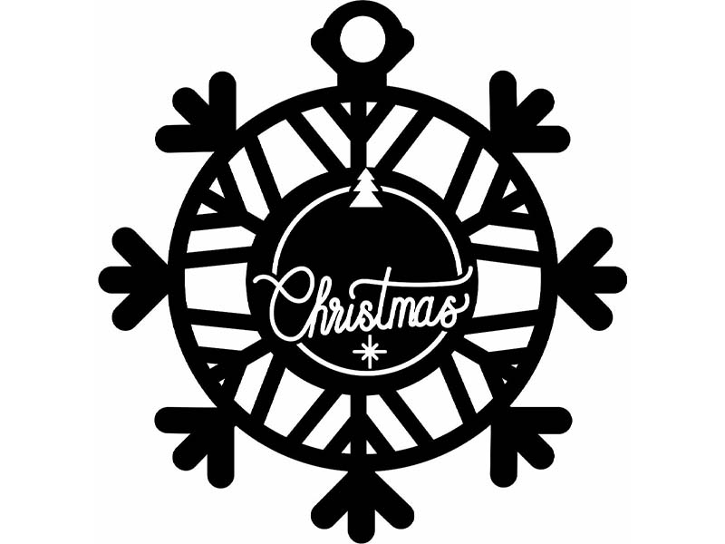 Laser Cut Christmas Pendant Decoration Ideas