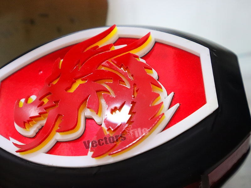 Laser Cut Dragon Face Cutouts Template