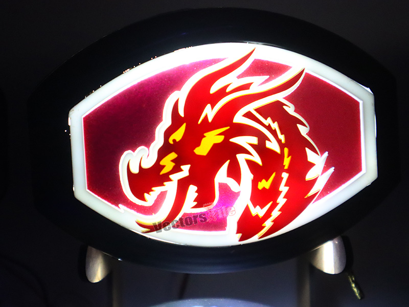 Laser Cut Dragon Face Cutouts Template