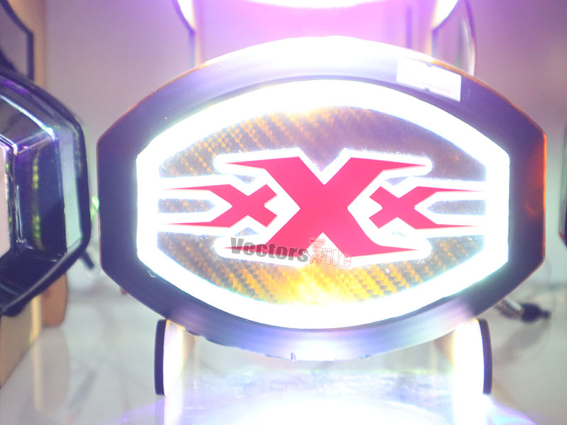 Laser Cut Acrylic XXX logo Cutout Template
