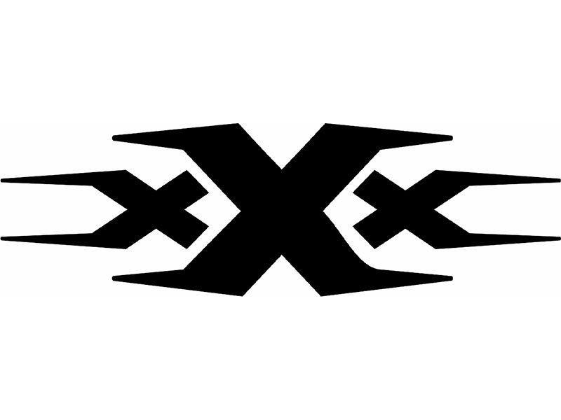 Laser Cut Acrylic XXX logo Cutout Template
