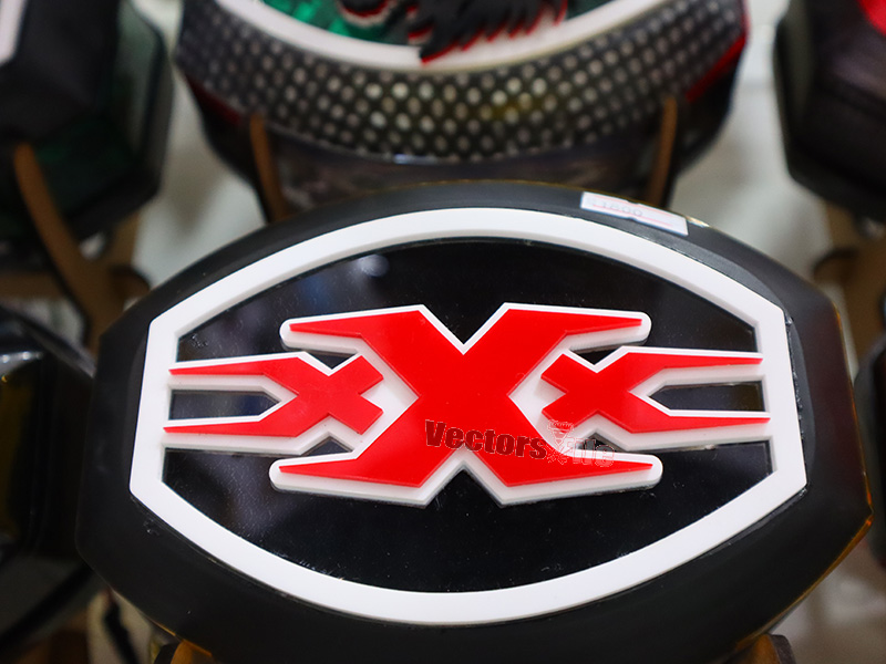 Laser Cut Acrylic XXX logo Cutout Template