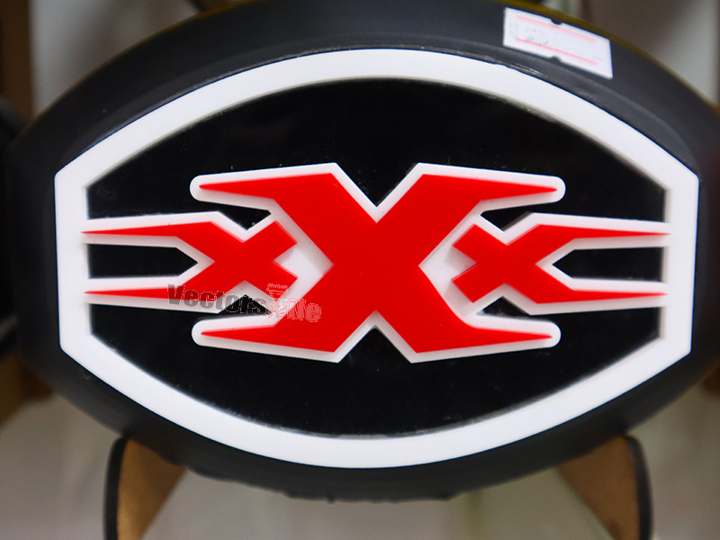 Laser Cut Acrylic XXX logo Cutout Template