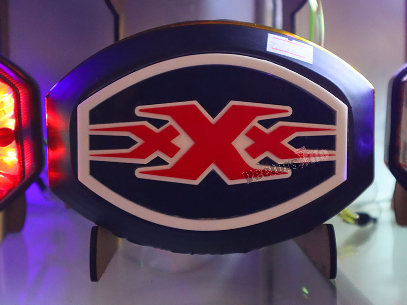 Laser Cut Acrylic XXX logo Cutout Template