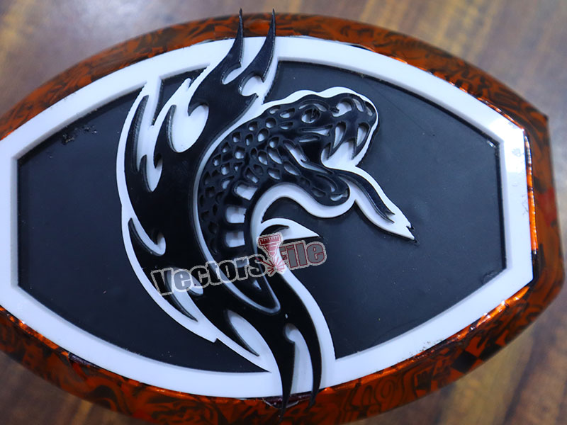 Laser Cut Snake Cutout Template