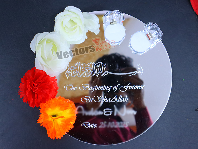 Laser Cut Acrylic Engagement Ring Tray DIY Craft Idea
