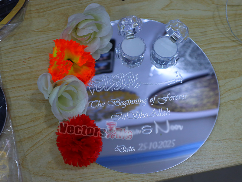 Laser Cut Acrylic Engagement Ring Tray DIY Craft Idea