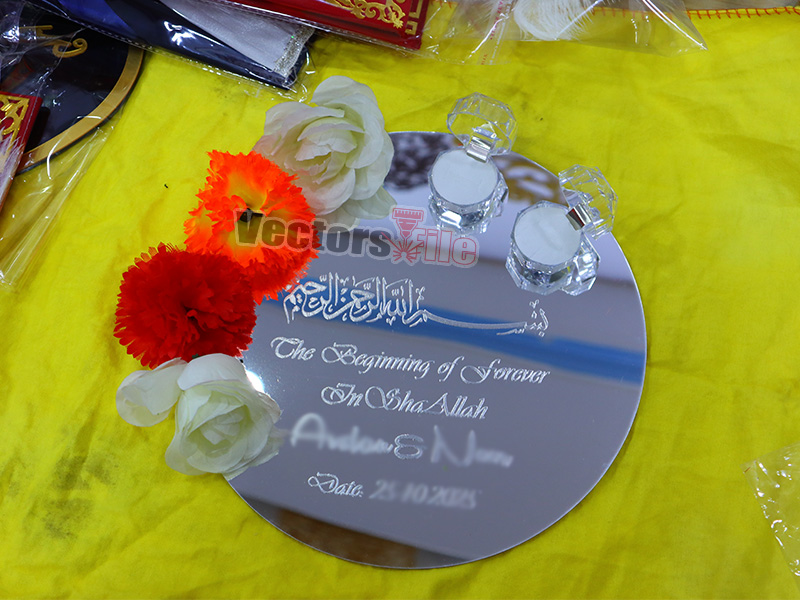 Laser Cut Acrylic Engagement Ring Tray DIY Craft Idea