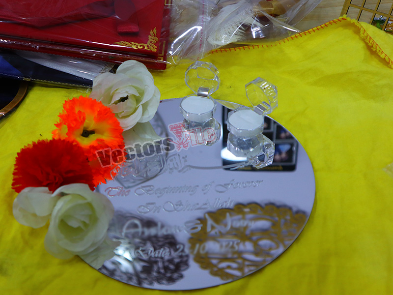 Laser Cut Acrylic Engagement Ring Tray DIY Craft Idea