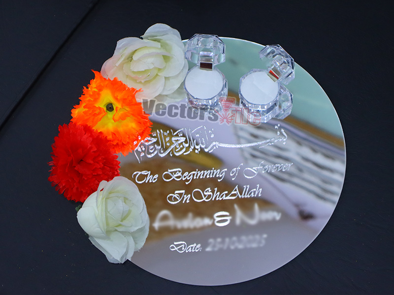 Laser Cut Acrylic Engagement Ring Tray DIY Craft Idea