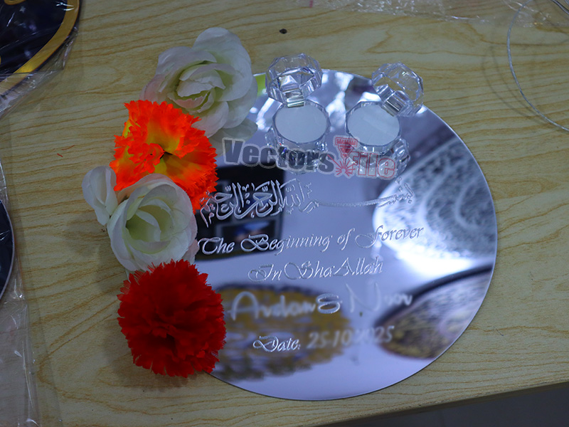 Laser Cut Acrylic Engagement Ring Tray DIY Craft Idea