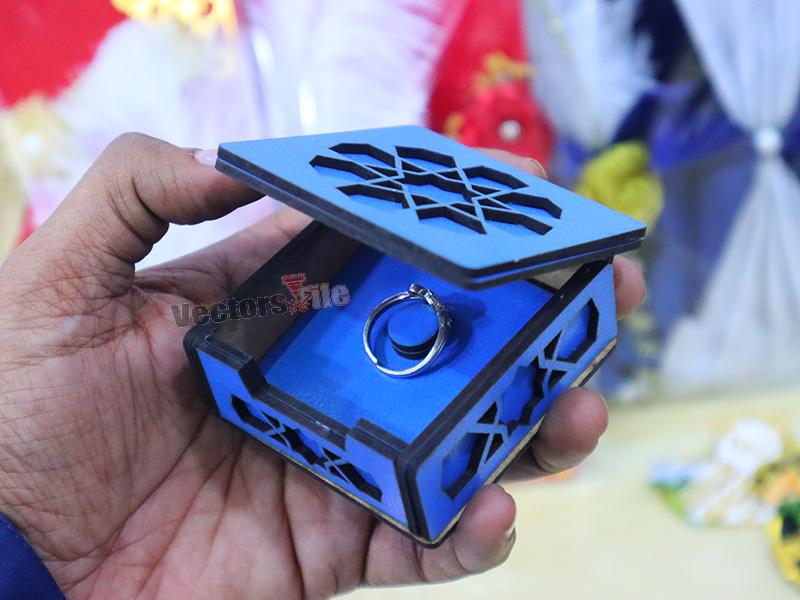 Laser Cut Wedding and Engagement Ring Box Design