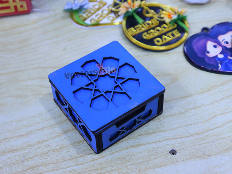 Laser Cut Wedding and Engagement Ring Box Design