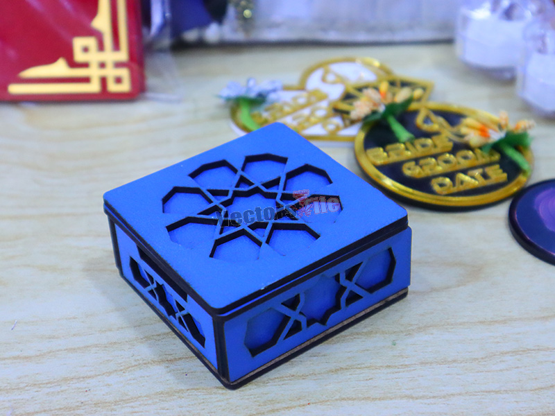 Laser Cut Wedding and Engagement Ring Box Design