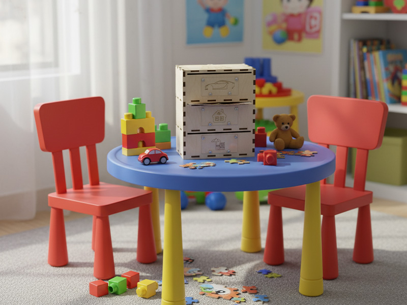 Piggy Bank Money Saving Cash Box Laser Cutting Design