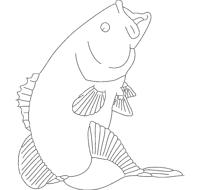 Bass Small mouth CNC Router Free DXF File