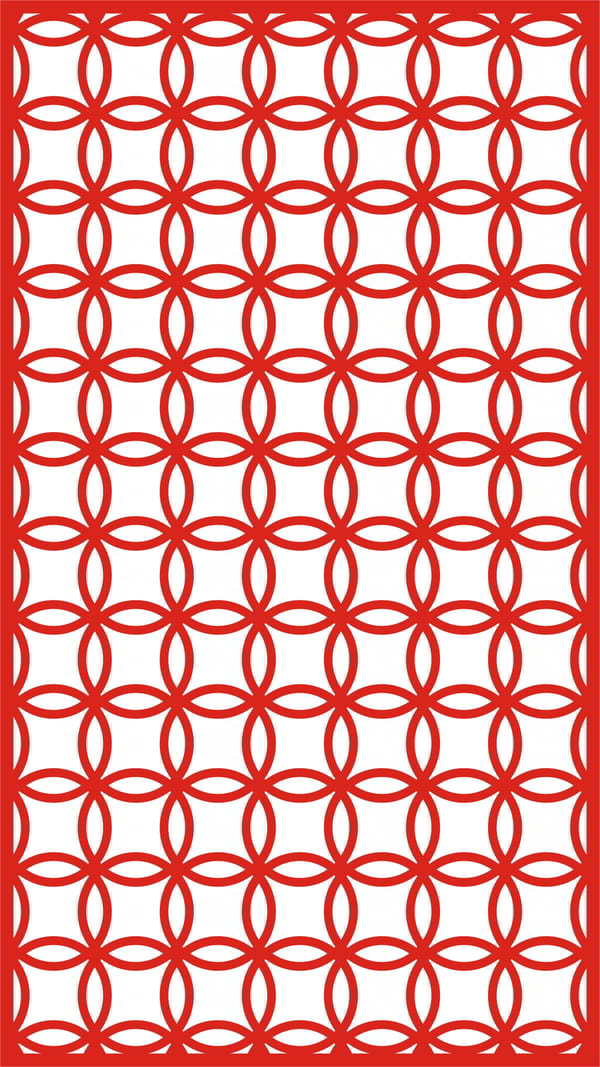 Check Style Fancy Seamless Grill Panel Design CDR File