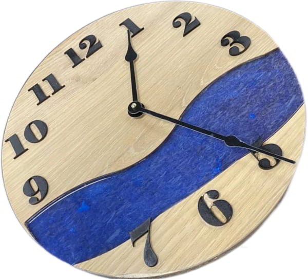 CNC Laser Cut Modern Design of Wooden Wall Clock Vector File