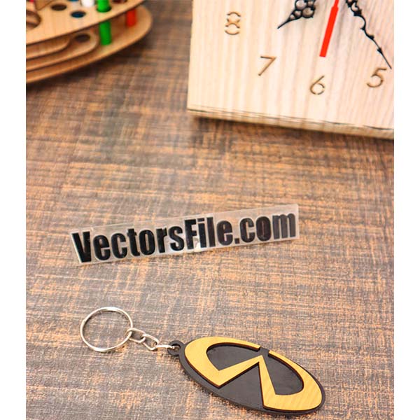 Daewoo Car Logo Keyring Template Vector File