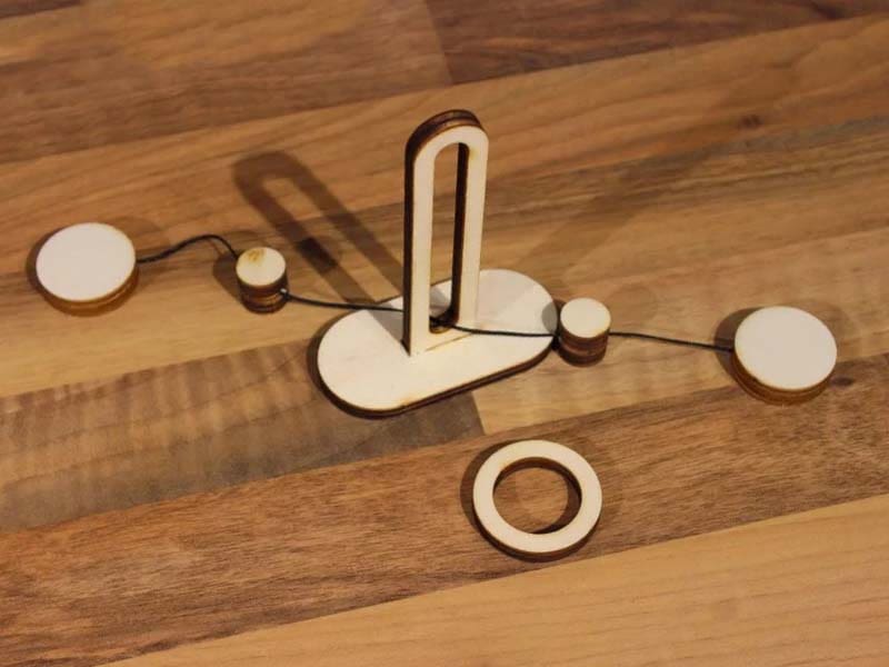 Disentanglement Puzzle Set Game for Kids Laser Cut File | Vectors File