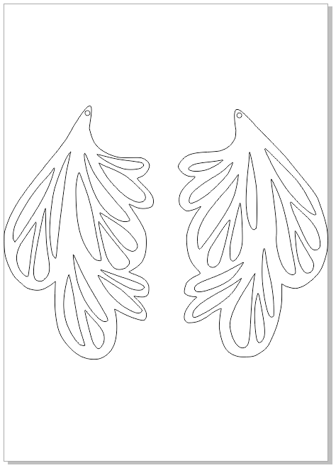 Earrings Vector File