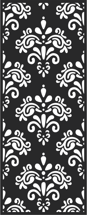 Floral Design Grill Pattern CDR Vectors File