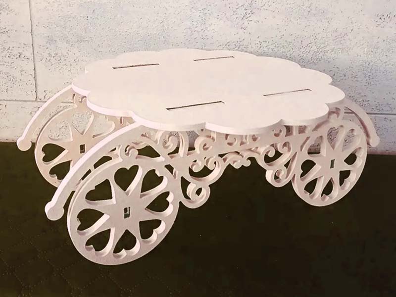 Free Laser Cut Carriage Cake Stand 3mm Vector File | Vectors File