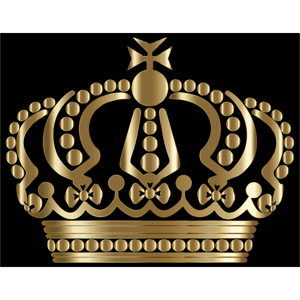 Gold German Imperial Crown SVG File