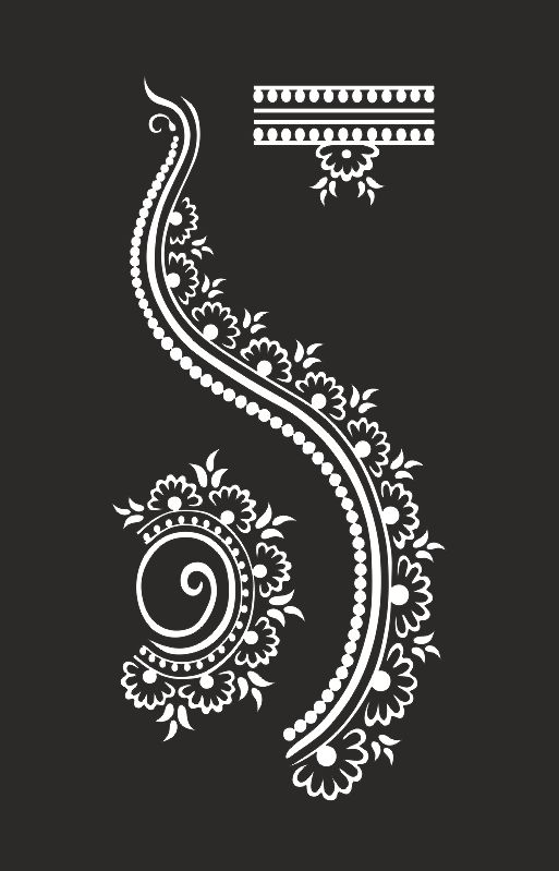 Henna Design Free CDR Vectors File