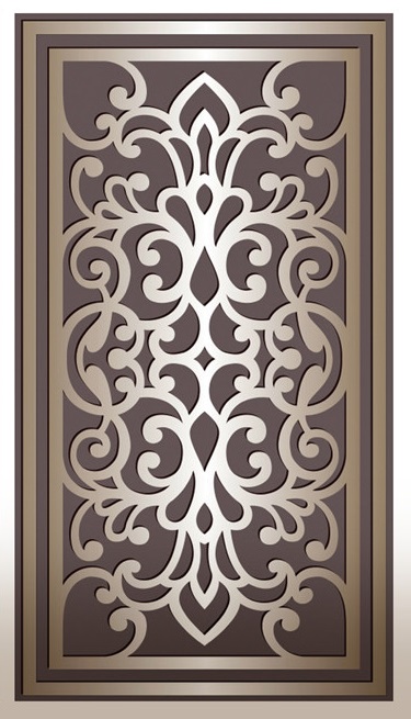 Laser Cut Decorative Panel Design Free DXF Vectors File