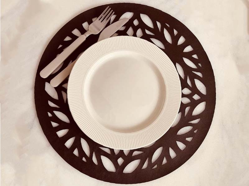 Laser Cut Dining Table Placemat Coaster Template Vector File