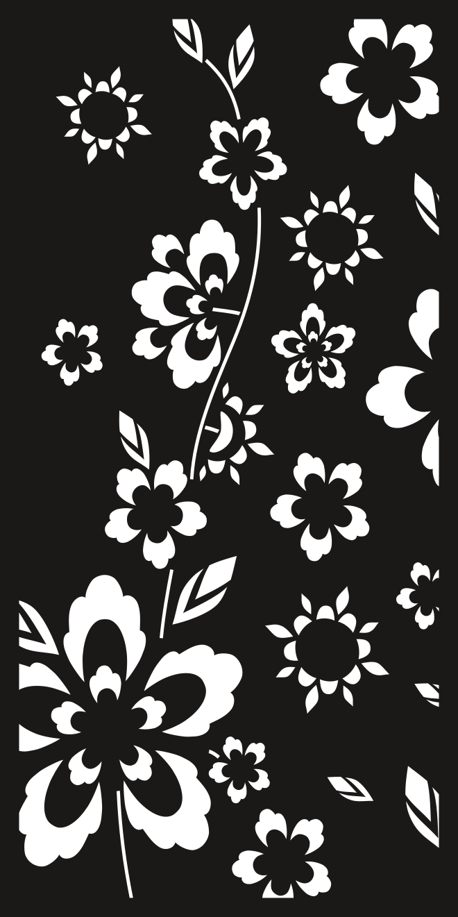 Laser Cut Jali Pattern SVG Grill Partition Vector File