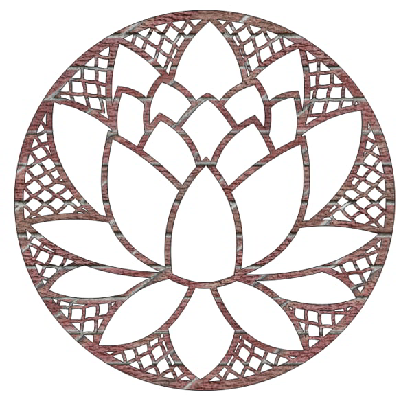 Laser Cut Lis Flower Design CDR File