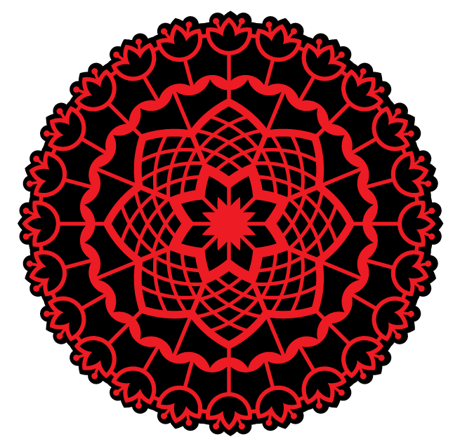 Laser Cut Mandala Pattern Design CDR File