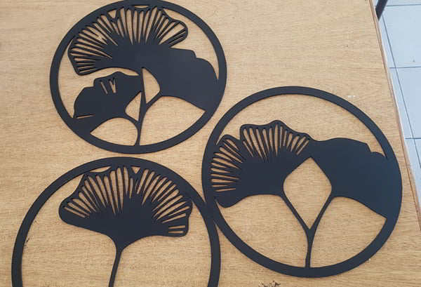 Laser Cut Poppies Wall Art Design Vector File