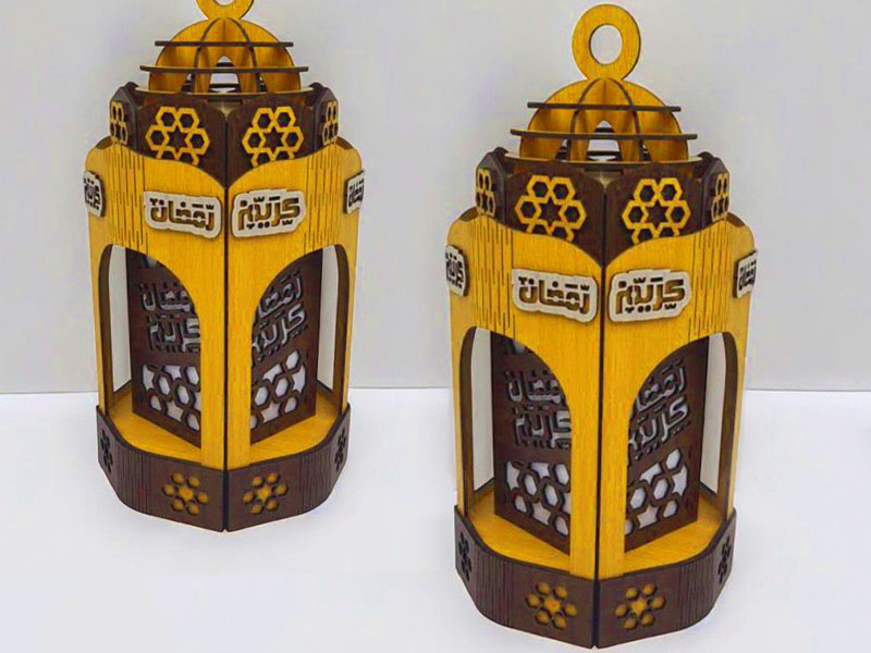 Laser Cut Ramadan Lantern Decorative Ramadan Gift Idea