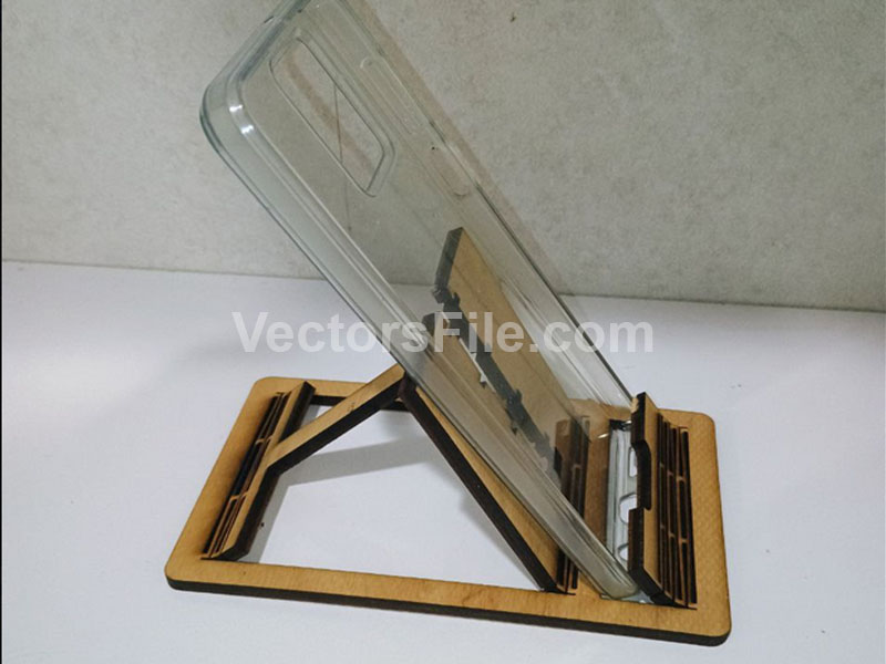 Laser Cut Smart Phone Stand Desktop Mobile Stand