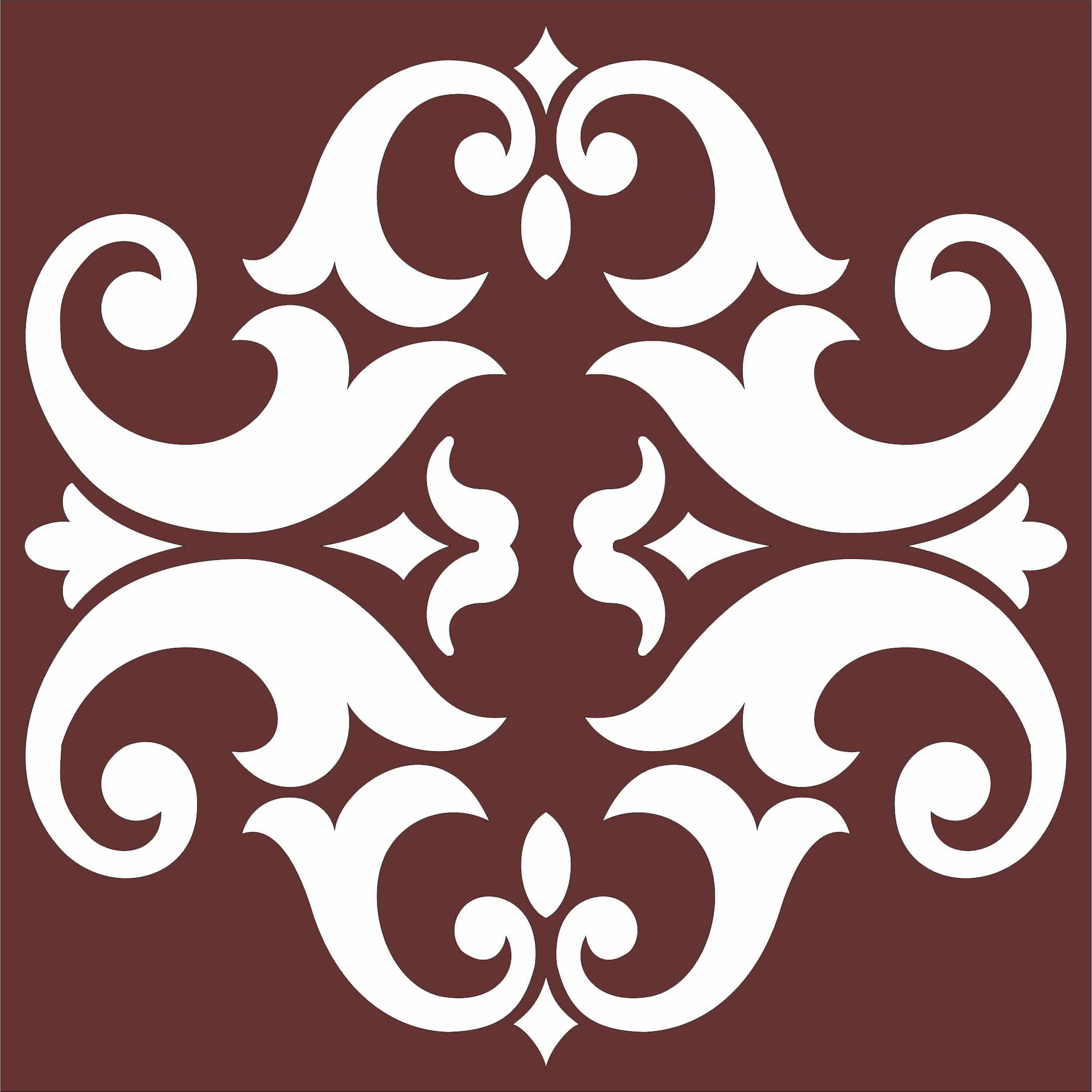 Laser Cut Window Seamless Grill Panel DXF File