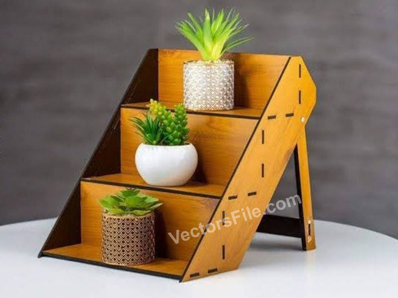 Laser Cut Wooden Generic Spice Rack Organizer