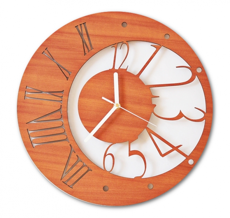 Modern Wall Clock Laser Cut Cdr Vectors File Vectors File