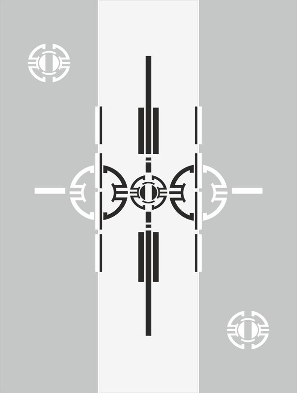 Mural Sandblast Panel CDR File