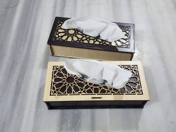 Napkin Holder Box CNC Laser Cutting Free PDF File