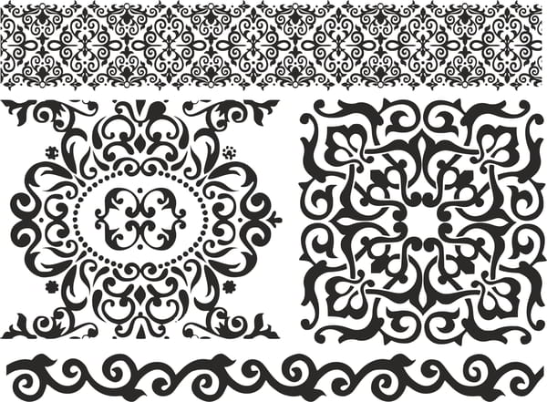Ornament Baroc Elements Free CDR Vectors File