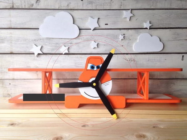 Plane Shelf CNC Laser Cutting Free CDR Vectors File