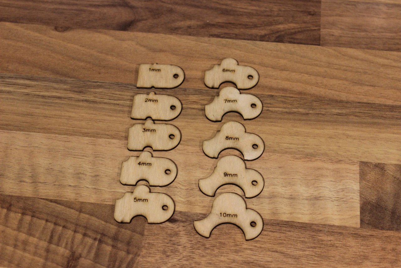 Radius Guides Free DXF Vectors File