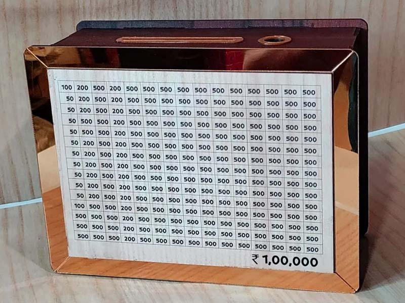 Saving up for my Dreams Laser Cut Money Box Piggy Bank Design